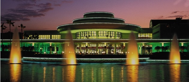 orange county convention center-west-lobby-night